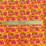 Pound A Metre 3 Metres Soft Touch Japanese Printed Crepe - 45" Wide (Floral)