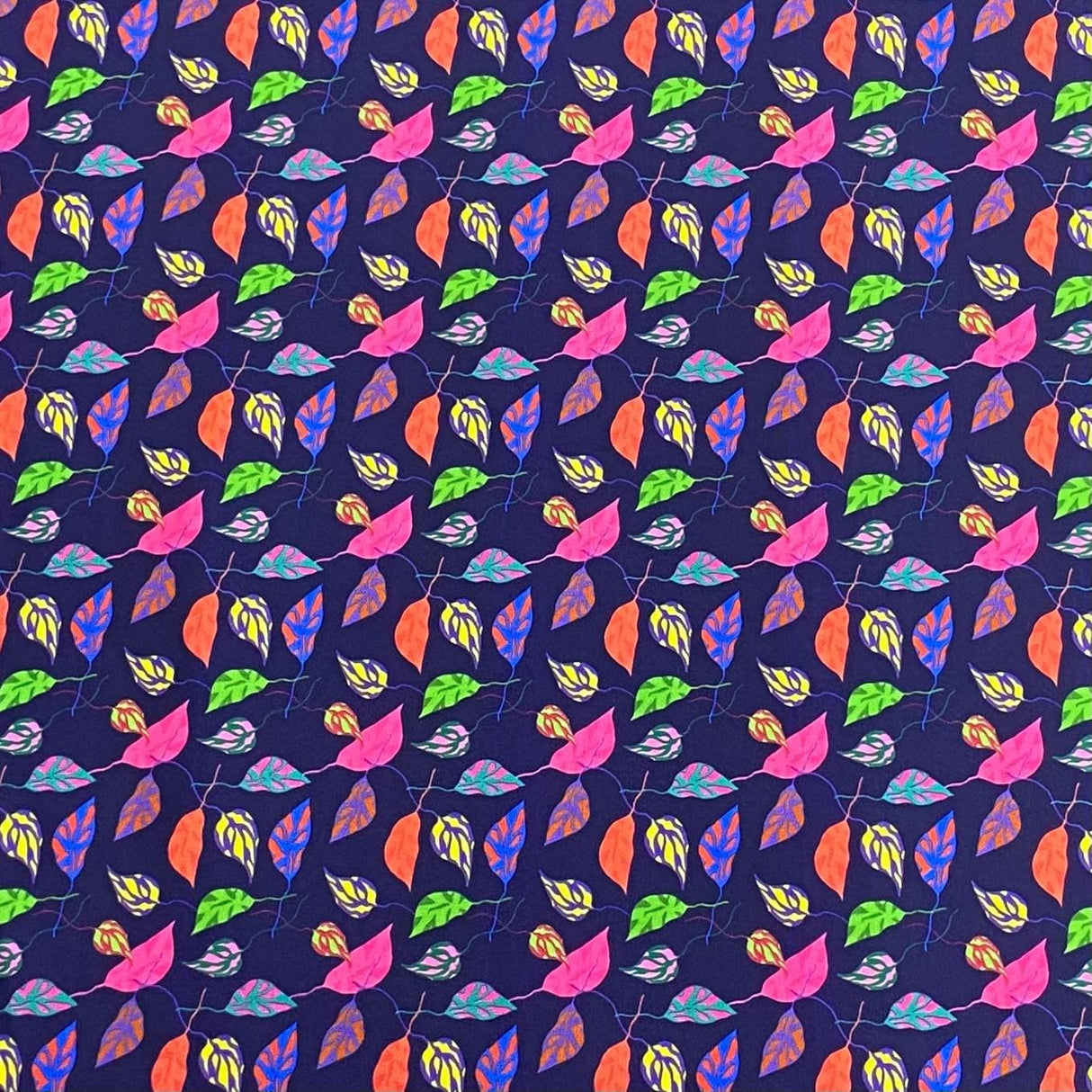 Pound A Metre 3 Metres Soft Touch Japanese Printed Crepe - 45" Wide (Flowers)