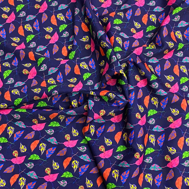 Pound A Metre 3 Metres Soft Touch Japanese Printed Crepe - 45" Wide (Flowers)