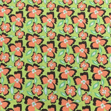 Pound A Metre 3 Metres Soft Touch Japanese Printed Crepe - 45" Wide (Green)