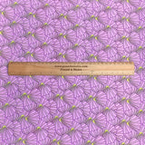 Pound A Metre 3 Metres Soft Touch Japanese Printed Crepe - 45" Wide (Lilac)