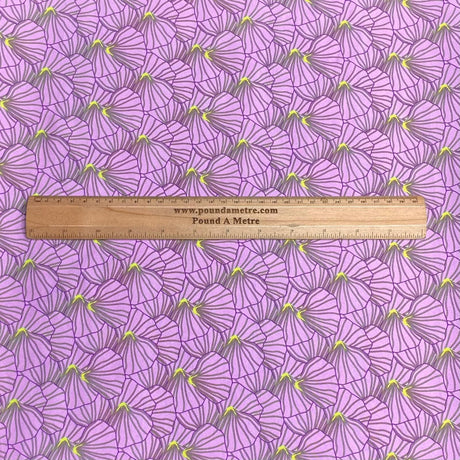 Pound A Metre 3 Metres Soft Touch Japanese Printed Crepe - 45" Wide (Lilac)