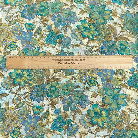 Pound A Metre 3 Metres Soft Touch Japanese Printed Crepe - 45" Wide (Weather)