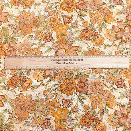 Pound A Metre 3 Metres Soft Touch Japanese Printed Crepe - 45" Wide (Winter)