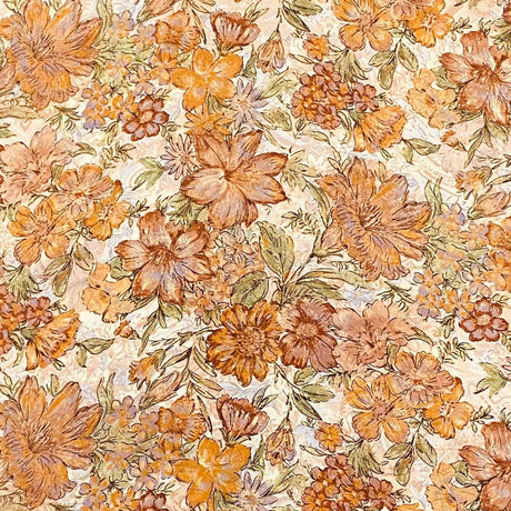 Pound A Metre 3 Metres Soft Touch Japanese Printed Crepe - 45" Wide (Winter)