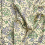 Pound A Metre 3 Metres, Soft Touch Japanese Printed Crepe - 55" Wide (Floral)
