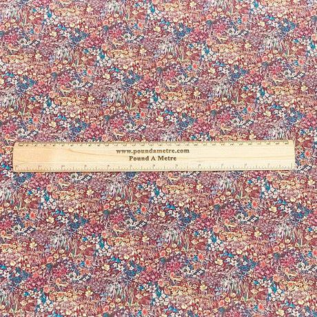 Pound A Metre 3 Metres, Soft Touch Japanese Printed Crepe - 55" Wide (Garden)