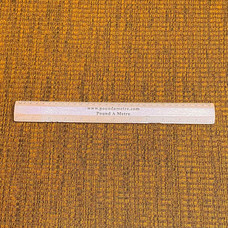 Pound A Metre 3 Metres Striped Ribbed Jersey 55” Wide - (Mustard & Black) (EOL)