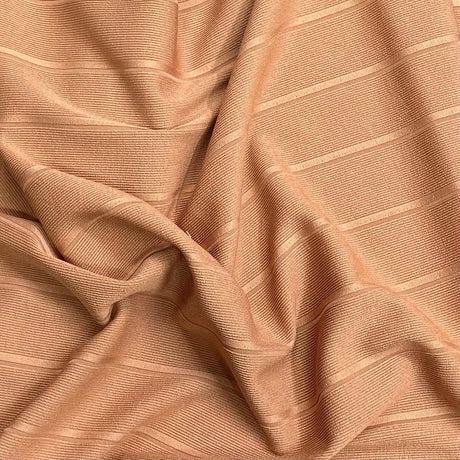 Pound A Metre 3 Metres Striped Ribbed Jersey 55” Wide - (Sale 78)