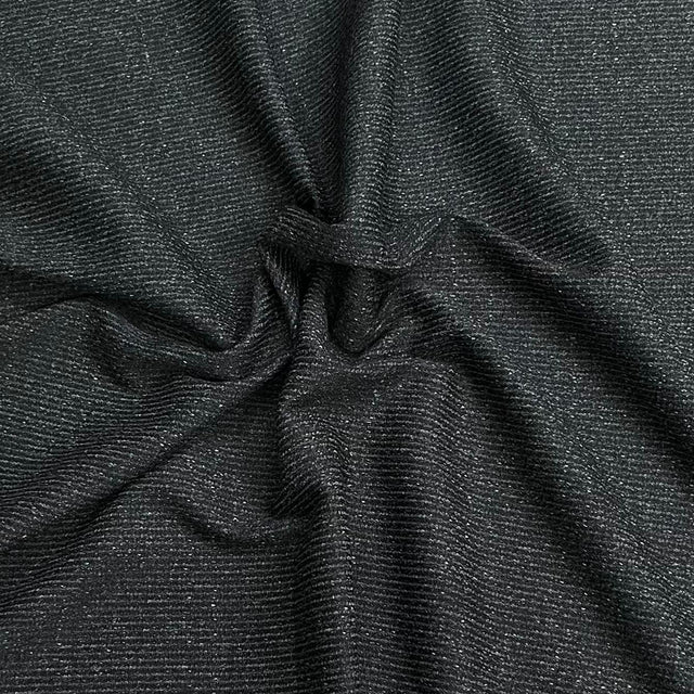 Pound A Metre 3 Metres Stylish Cuddle Knit Soft Jersey 55" Wide (Black)