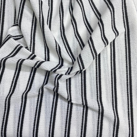 Pound A Metre 3 Metres Stylish Cuddle Knit Soft Jersey 55" Wide (Black & White) (EOL)
