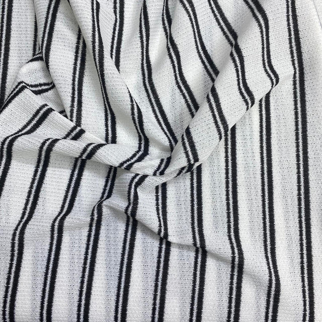 Pound A Metre 3 Metres Stylish Cuddle Knit Soft Jersey 55" Wide (Black & White) (EOL)
