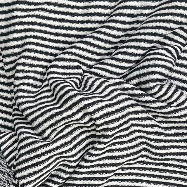 Pound A Metre 3 Metres Stylish Cuddle Knit Soft Jersey 55" Wide (Black & White)