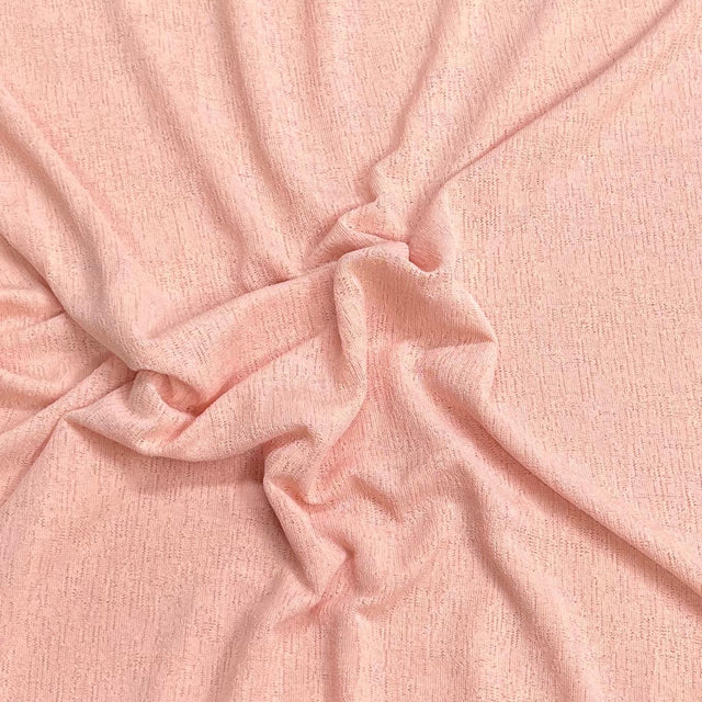 Pound A Metre 3 Metres Stylish Cuddle Knit Soft Jersey 55" Wide (Peach)