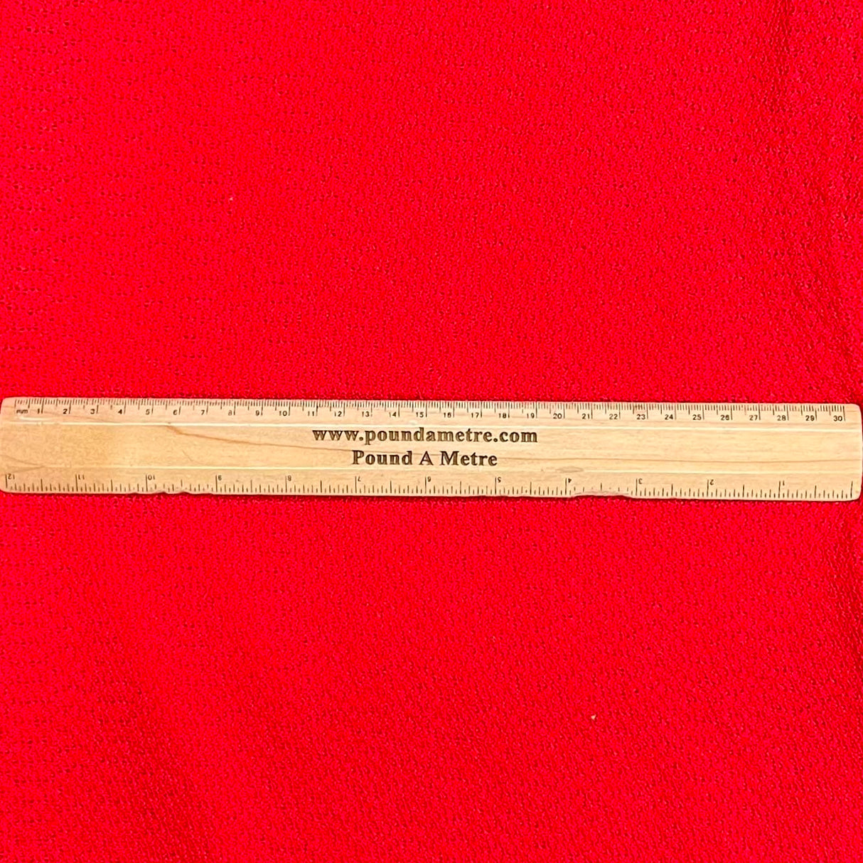 Pound A Metre 3 Metres Stylish Cuddle Knit Soft Jersey 55" Wide (Red)