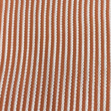 Pound A Metre 3 Metres Stylish Cuddle Knit Soft Jersey 55" Wide (Rust & White) (EOL)