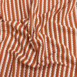 Pound A Metre 3 Metres Stylish Cuddle Knit Soft Jersey 55" Wide (Rust & White)