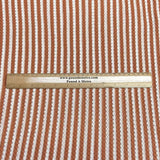 Pound A Metre 3 Metres Stylish Cuddle Knit Soft Jersey 55" Wide (Rust & White)