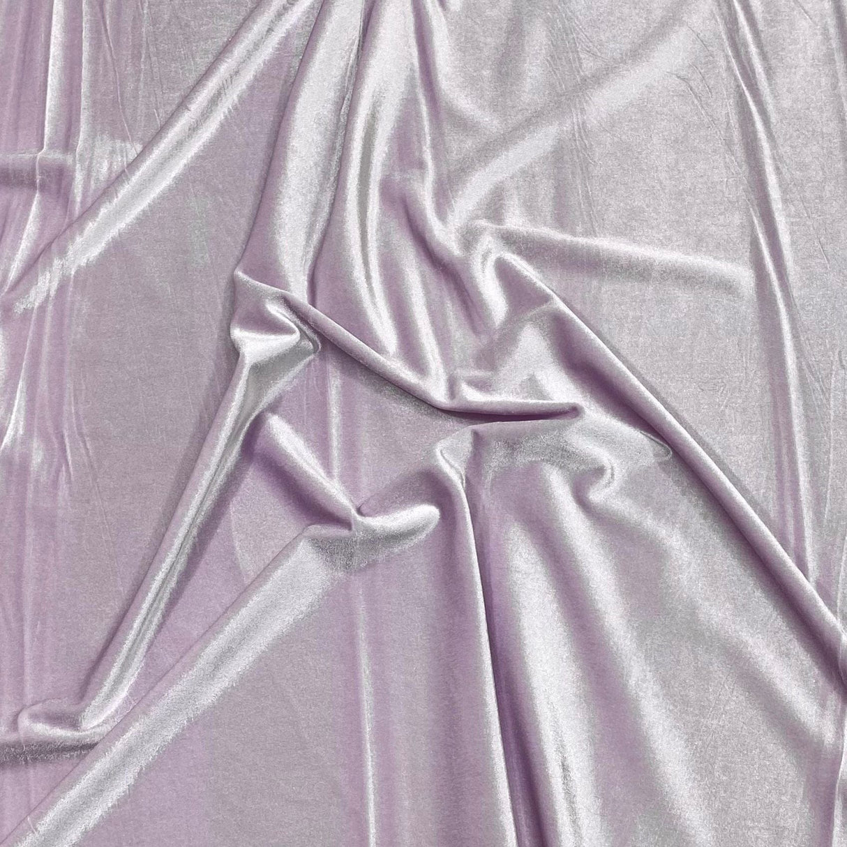 Pound A Metre Baby Pink 3 Metres Super Smooth Spandex Velvet 60" Wide (23 Colours Available)