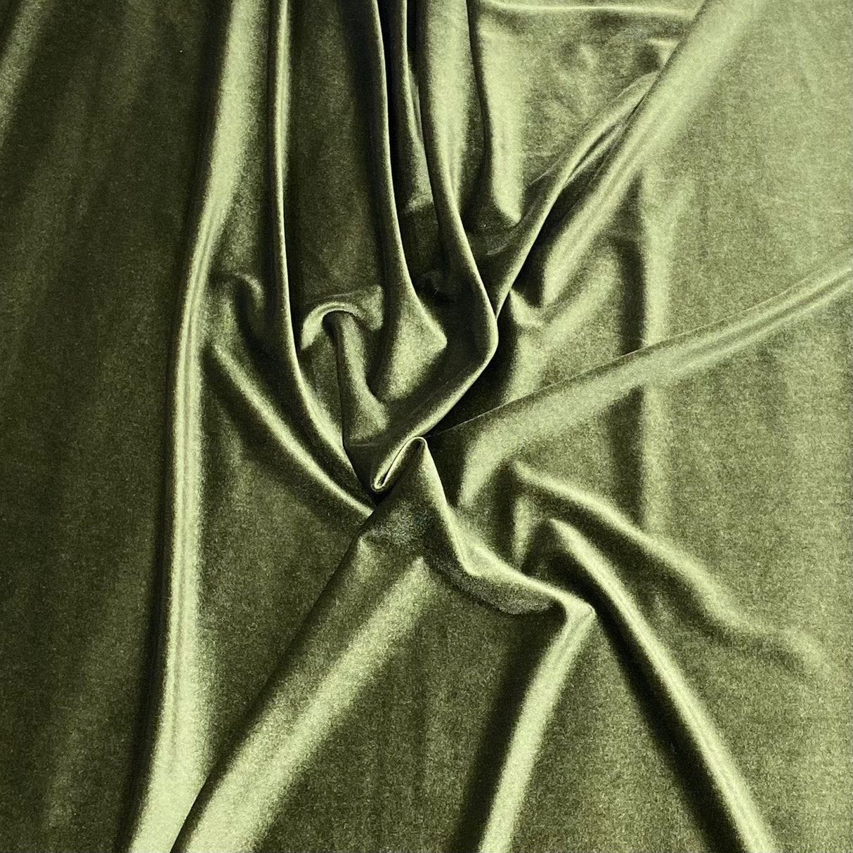 Pound A Metre Khaki 3 Metres Super Smooth Spandex Velvet 60" Wide (23 Colours Available)