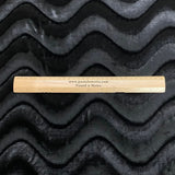 Pound A Metre 3 Metres Super Smooth Swirl Velvet – 55″ Wide (Black) (EOL)