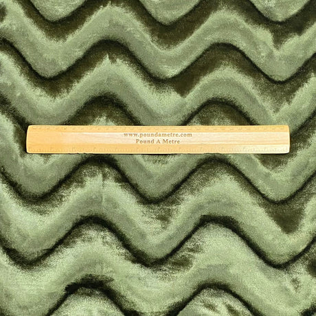 Pound A Metre 3 Metres Super Smooth Swirl Velvet – 55″ Wide (Olive) (EOL)