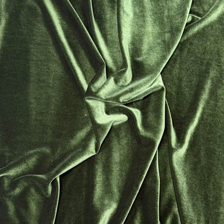 Pound A Metre 3 Metres Super Smooth Velvet – 55″ Wide (Olive)