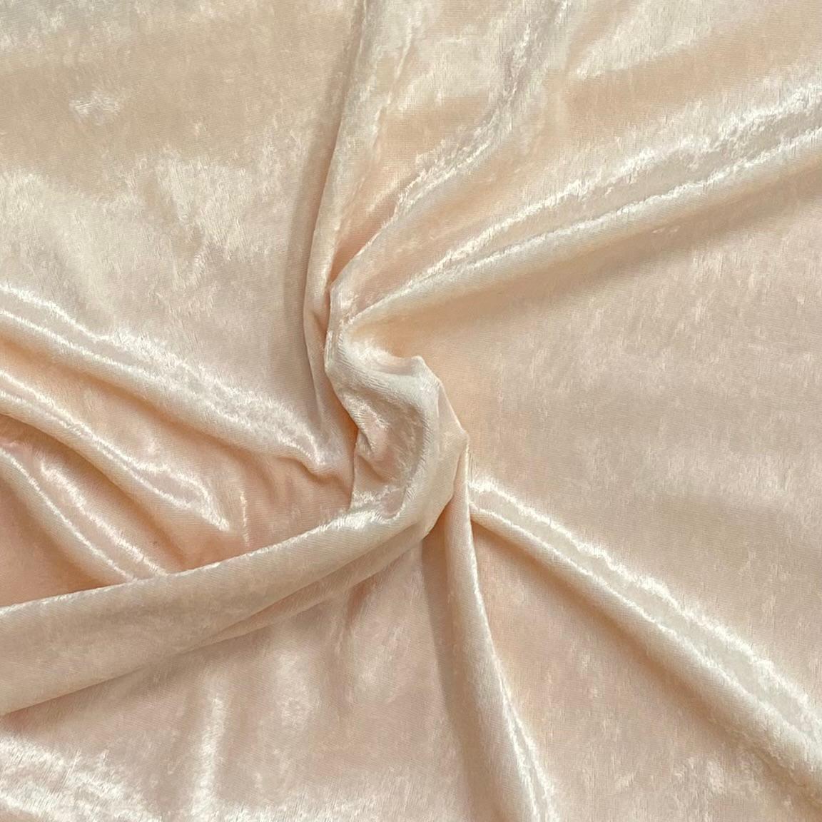 Pound A Metre 3 Metres Super Smooth Velvet – 55″ Wide (Peach)