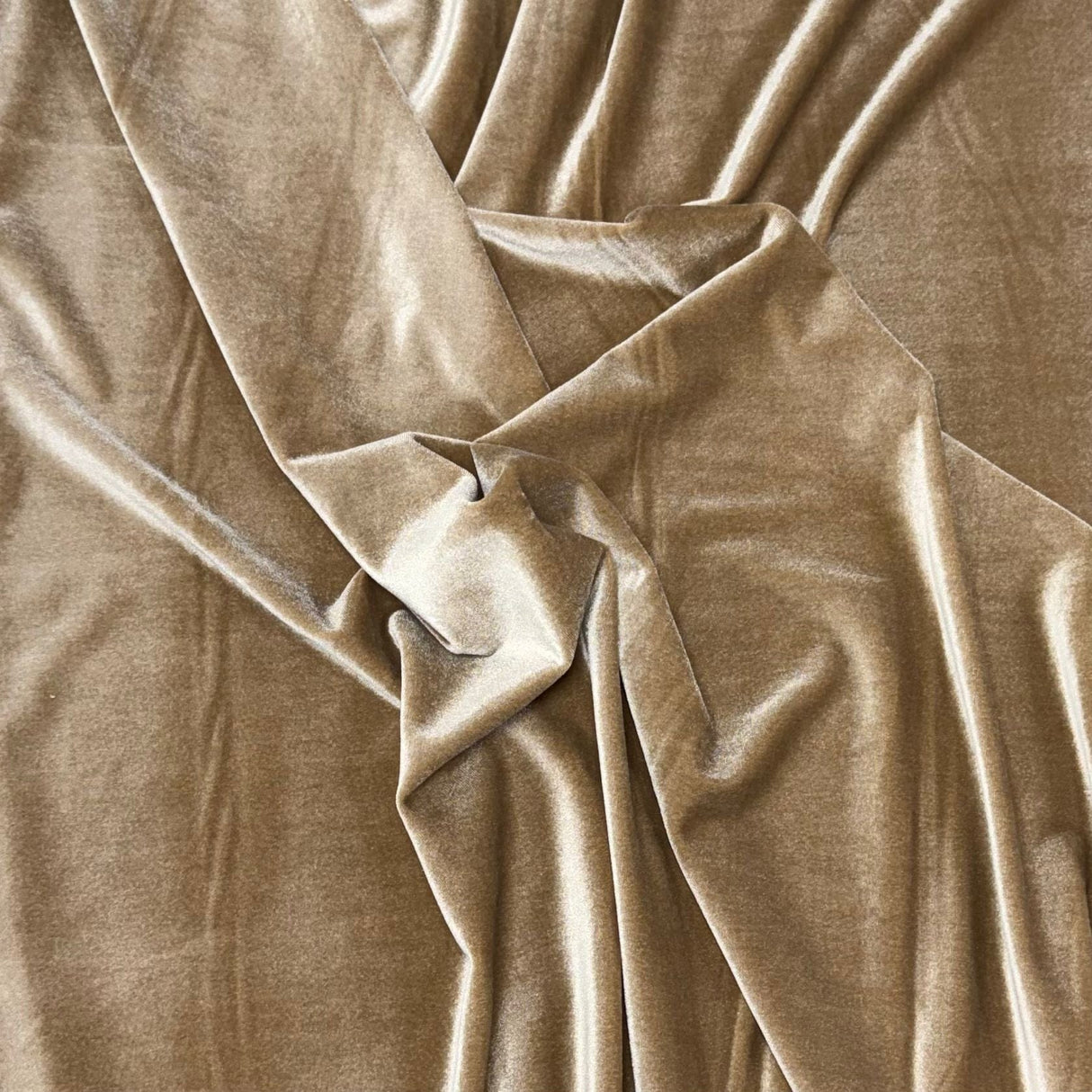 Pound A Metre 3 Metres Super Smooth Velvet – 55″ Wide (Sepia)