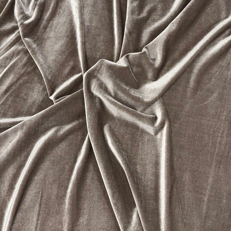 Pound A Metre 3 Metres Super Smooth Velvet – 55″ Wide (Taupe)
