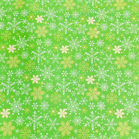 Pound A Metre 3 Metres 3 Metres Super Soft Christmas Print Poplin Cotton - 45" Wide (Stars Green)