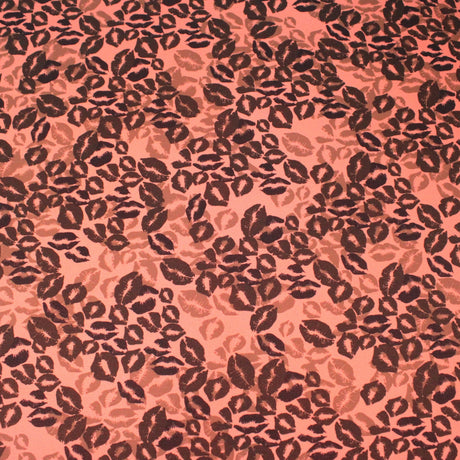 Pound A Metre 3 Metres 3 Metres Super Soft Crepe Backed Jersey   55" Wide (Orange Lipstick)
