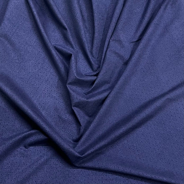 Pound A Metre 3 Metres Super Soft Luxury Embossed Suede Jersey 60" (Blue)