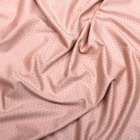 Pound A Metre 3 Metre 3 Metres Super Soft Luxury Embossed Suede Jersey 60" (Peach)