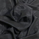 Pound A Metre 3 Metres Super Soft Plain Chiffon- 55" Wide - (Black Metallic)