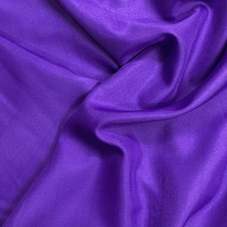 Pound A Metre 3 Metres Super Soft Plain Chiffon- 55" Wide - (Purple)