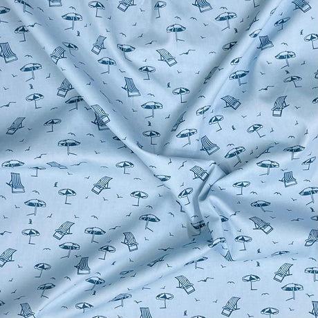 Pound A Metre 3 Metres Super Soft Printed Cotton Poplin – 45" Wide (Chair)