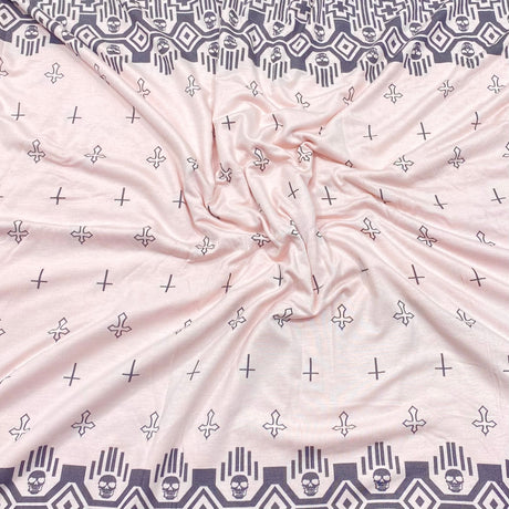 Pound A Metre 3 Metres 3 Metres Super Soft Printed Jersey 55" - (Cross)
