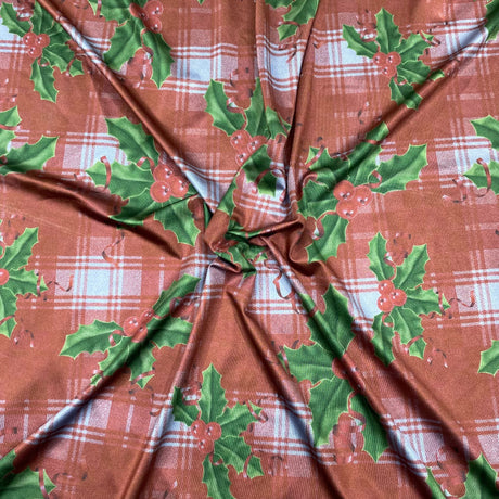 Pound A Metre 3 Metres 3 Metres Super Soft Printed Lycra Jersey   55" Wide (Jingle)