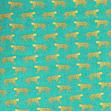 Pound A Metre 3 Metres Super Soft Printed Poly Cotton – 45" Wide (Green Cheetah)