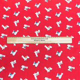 Pound A Metre 3 Metres Super Soft Printed Poly Cotton – 45" Wide (Red Larma)