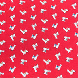 Pound A Metre 3 Metres Super Soft Printed Poly Cotton – 45" Wide (Red Larma)