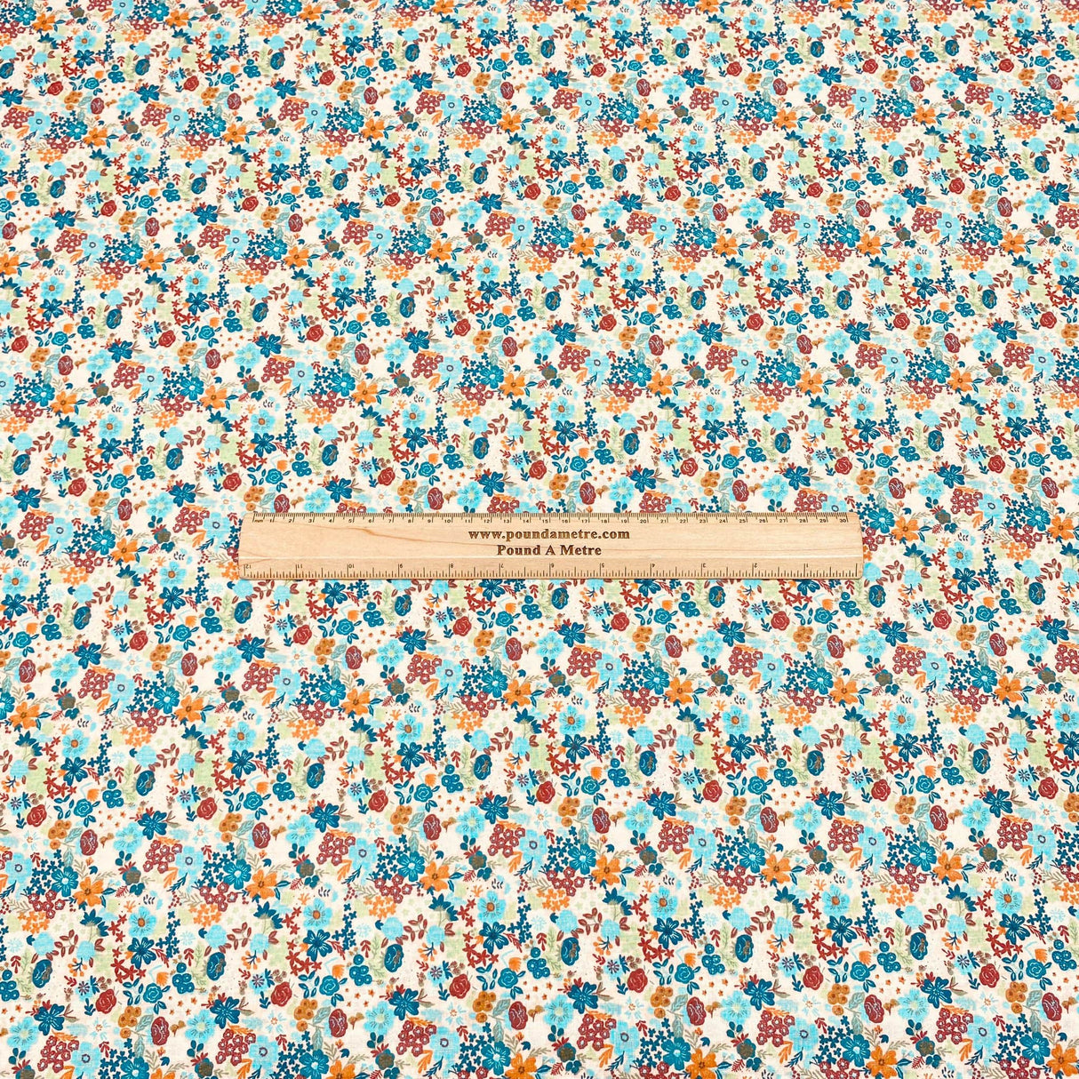 Pound A Metre 3 Metres 3 Metres Super Soft Printed Poplin Cotton - 63" Wide (Floral)