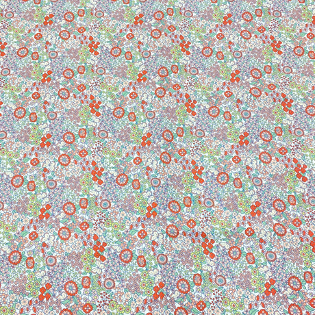 Pound A Metre 3 Metres 3 Metres Super Soft Printed Poplin Cotton - 63" Wide (Garden)