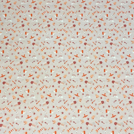 Pound A Metre 3 Metres 3 Metres Super Soft Printed Poplin Cotton - 63" Wide (Party)