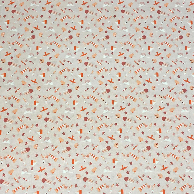 Pound A Metre 3 Metres 3 Metres Super Soft Printed Poplin Cotton - 63" Wide (Party)