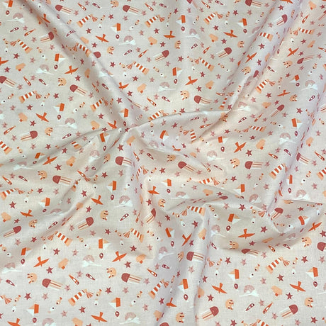 Pound A Metre 3 Metres 3 Metres Super Soft Printed Poplin Cotton - 63" Wide (Party)
