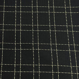 Pound A Metre 3 Metres Super Soft Printed Wool Fabric – 55'' Wide (Black & Gold)