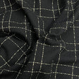 Pound A Metre 3 Metres Super Soft Printed Wool Fabric – 55'' Wide (Black & Gold)
