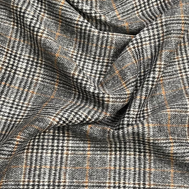 Pound A Metre 3 Metres Super Soft Printed Wool Fabric – 55'' Wide (Brushed Check)
